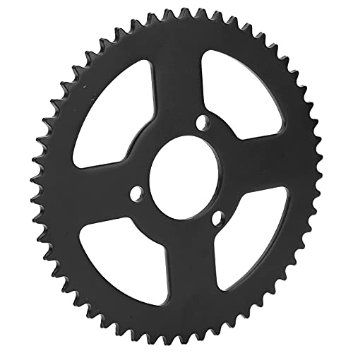 Plato T8f Piñón T8f Piñón de Acero 54T, Engranaje de Transmisión de Cadena de 35 Mm y 54 Dientes, Juego de Bielas de Acero Al Carbono para Karts de Motocicleta de 47/49 Cc -