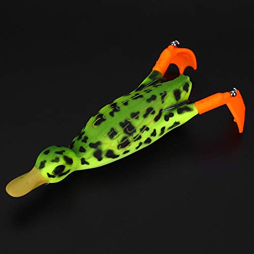 Rosvola Leurre de pêche au Canard de Simulation, leurre de pêche au Canard, leurre de Canard de Simulation, pour Weever Amateur de pêche au Poisson-Chat Amusant en Plein air mer/Eau Douce Cover