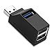 USB Hub, JoyReken 3-Port USB 2.0 Ultra Compact Data Hub/Splitter High Speed for MacBook, Mac Pro/Mini, iMac, Surface Pro, XPS, Notebook PC, USB Flash Drives, Keyboard, Mouse and More