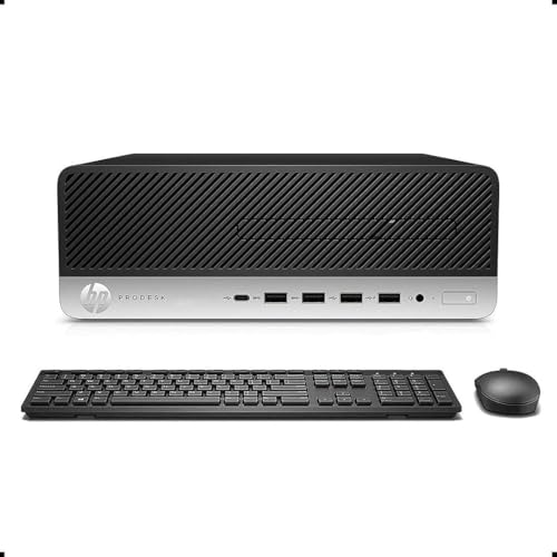 HP ProDesk 600 G3 SFF Desktop PC Intel i7-6700 Up to 4.00GHz 16GB DDR4 256GB NVMe SSD Built-in Wi-Fi HDMI Dual Monitor Support Wireless Keyboard Mouse Windows 11 Pro (Renewed)
