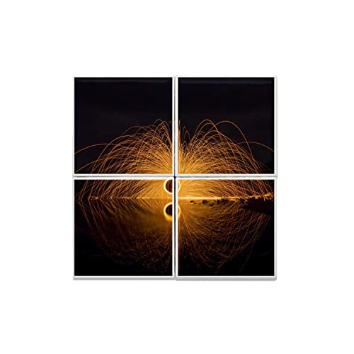 Carreaux céramique décoratifs boule de lumiere pour mur terne