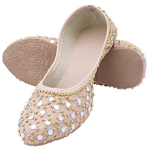 Image of Vihan Creation Synthetic Stripped Bellies for Girls and Women for Casual Wear And Formal Semi Formal Occasional Alluring Women Juttis Sandal Chappals for Girls | Women Flat Stylish | Woments Butterfly Fashion Jutti | Women Loafers | Bellies Aand Mojris for Women14