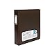 8.5 x 11-inch Classic Leather 3-Ring Album by We R Memory Keepers | Dark Chocolate, includes 5 high-quality page protectors
