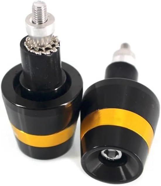 Motorcycle Bar End Plugs Universal 7/8 22Mm CNC Motorcycle Handle Bar Grips Ends Caps for Yamaha Fz6 Fz1 YZF-R1 YZF-R6 YZF-R3 Mt-10 Mt-09 Mt09 Mt10