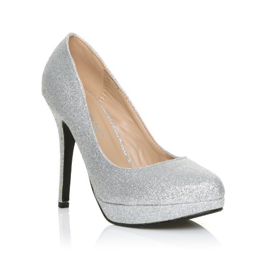 Scarpe con Tacco a Stiletto e Plateaux Alti