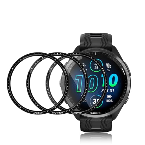 ELYCO Protection Écran Compatible avec Garmin Forerunner 965, 3 Pièces Protection D'écran en TPU Flexible, Sans Bulles, Sensible au Toucher, Couverture Complète Films de Hydrogel