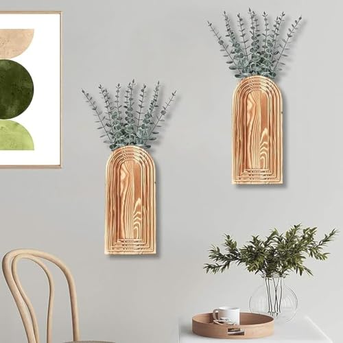 Arte de la pared boho para comedor con jarrones modernos IOIUSKKU Tipo B 8