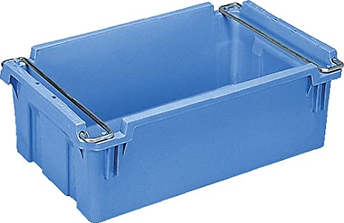 Amazon | サンバケット#37N-2ハンドル付 ブルー 【4個セット】 203782