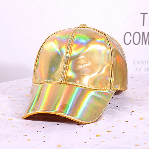 Labanca Glitter Sequin Baseball Cap Hat Adjustable Mesh Caps Baseball Party Hat For Women And Girls (06371Gold) #TOP5