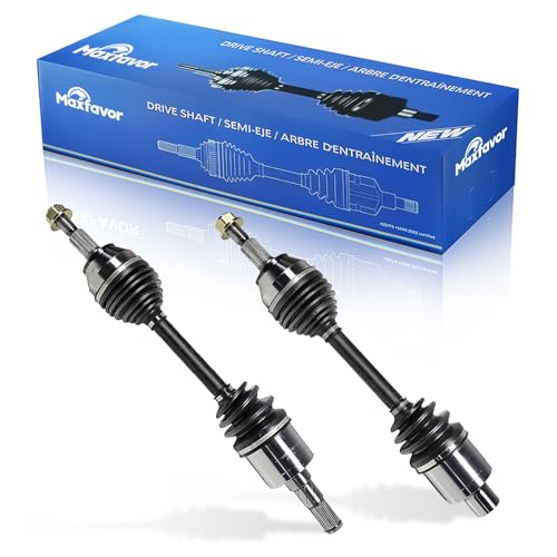 Maxfavor AWD & 4WD CV Axle for 2005 2006 2007 2008 2009 2010 Jeep Grand Cherokee/Commander, Laredo Limited Overland Base Sport S Limited 3.0L 3.7L 4.7L 5.7L, CV Axle Front Left Right Side