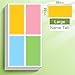 6 Pack Privacy Shields for Student Desks, Privacy folders for Student Testing Desk dividers- Includes Extra Labels