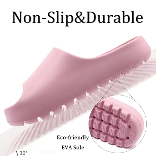 Image of Jaeynow Cloud Slides for Women,Unisex EVA Soft Recovery Slides,Thick Sole Open Toe Mens Pillow Slides Shower Shoes Outdoor&Indoor House Slippers