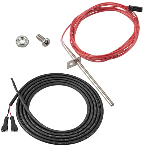 3-20-00906 Room Sensor Thermostat Probe and 3-20-00844 Red Thermistor Probe Fits for Harman Pellet Stove Parts Accentra FS, Accentra Insert, P38, P61, P61A, P68, PB105 Boiler, PC45, PF100 Furnace, XXV