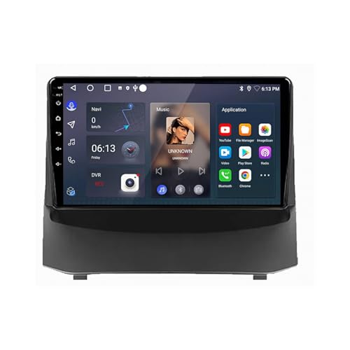 Traceur GPS voiture pour Ford Fiesta MK6 2009-2017 avec navigation Europe et Bluetooth 2025