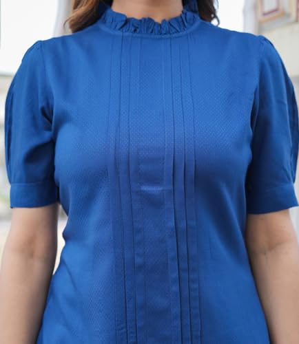 Image of Yash Gallery Women Rayon Regular Fit Top