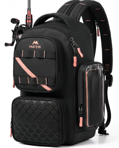 MATEIN Womens Fishing Sling Bag with Phone Pouch, 3600 Tackle Backpack