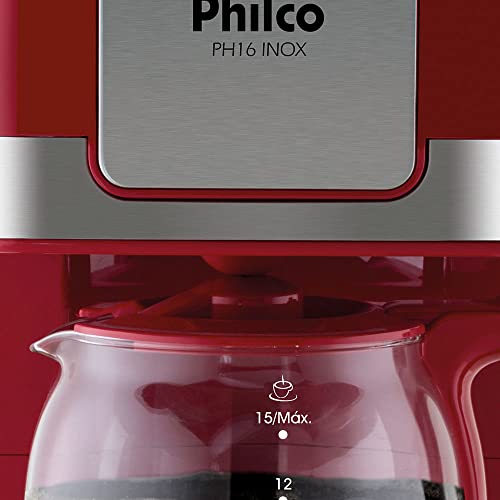 Cafeteira, Ph16, 15 xicaras, Vermelho, 110V, Philco