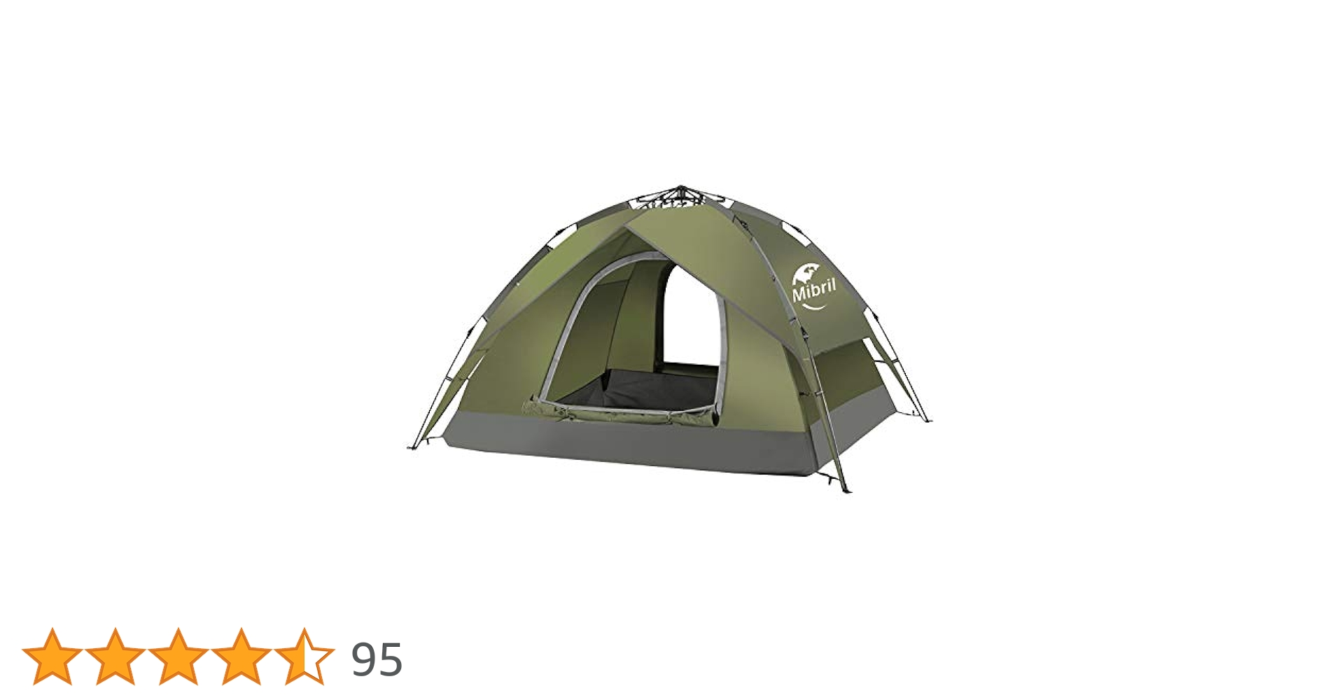 【Mibril】　ワンタッチテント　アウトドア 3人〜4人用 Amazon.co.jp: Mibril テント ワンタッチテント 3-4人用 10秒