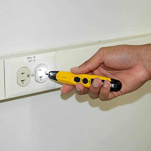 Sperry Instruments Vd6509 Adjustable Non-Contact Detector With Flashlight, Cetlus Listed, 1, 5 Clams/Master Voltage Tester, Yellow #TOP1