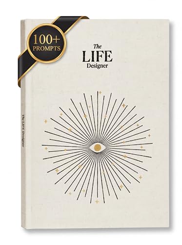 Intelligent Change Life Designer Journal Guided Life Planner for Goal Setting & Self Reflection Undated 10 Year Vision Book for Personal Growth & Mindfulness Natural Cotton Hardcover