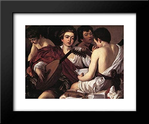 The Musicians 18x15 Framed Art Print by Caravaggio