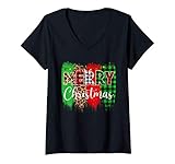 Photo Gallery donna leopard cheetah print & buffalo plaid christmas tree gift maglietta con collo a v Photo Gallery donna leopard cheetah print & buffalo plaid christmas tree gift maglietta con collo a v