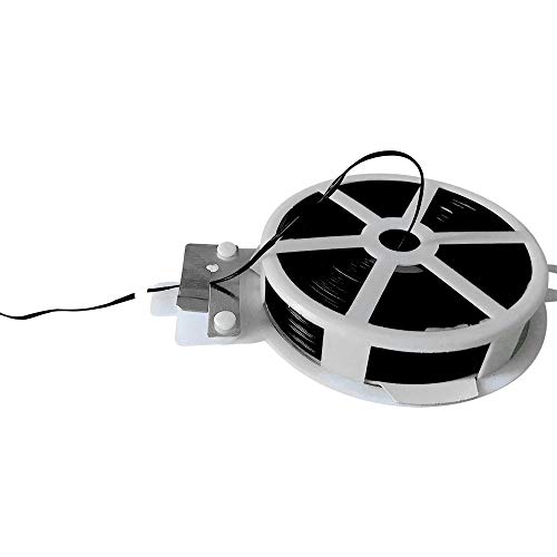 2 Pack Garden Plant Ties with Cutter, Plastic Garden Twist Tie to Fix Plant and Tie Cables (Black, Total 328 Feet)
