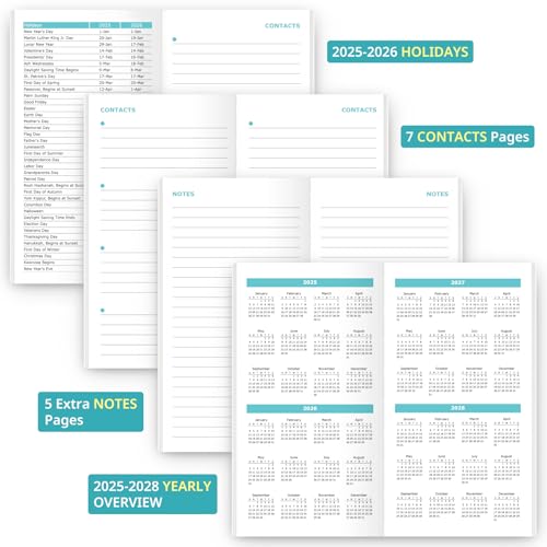 Image of Pocket Calendar 2025-2027 for Purse, Two Year Monthly Planner Pocket Size, Jul 2025 to Jun 2027 Monthly Planner Small Size (6.5 inch x 3.5 inch)-Wildflower