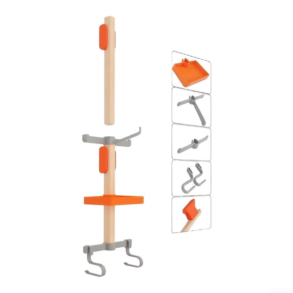 Rastrelliera Bici Verticale con Supporti 3D Stampati