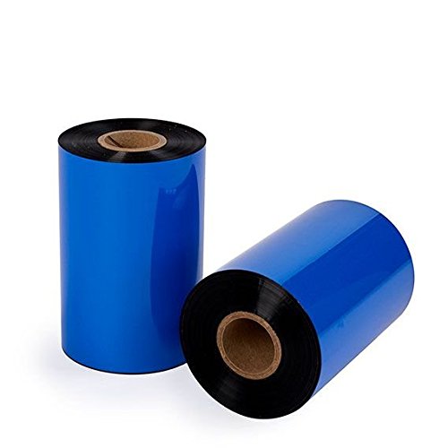 Cintas térmicas compatibles Sato 110mm x 410m resina cera 24 rollos miniatura 1