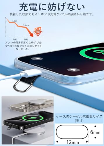 [ZXZone] ストラップホルダー スマホ ストラップホール ファブリックパッチ ネックストラップ 外付け 落下防止 首掛け 斜めがけ 肩掛け 首かけ ショルダー 肩かけ 携帯ストラップ iphone android スマホアクセサリ薄型 一体成形 着脱簡単断裂を防ぐ 耐久性 全機種対応ファブリック黒 ブラック (ブラック 2PCS)