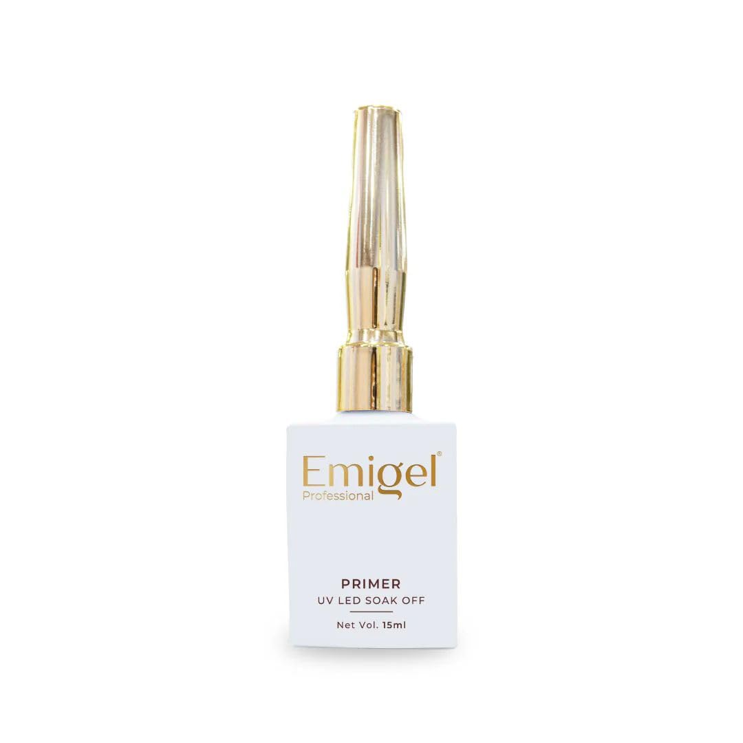 Emigel Professional UV Nail Primer, For Hydrated, Nourished & Brighter Nails | Quick Drying, Long Lasting 7.5ml (Clear, 15 ml)