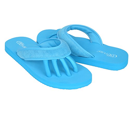 Pedi Couture Women's Spa Pedicure Toe Separator Slippers/Sandals- For Use at Home or at a Salon