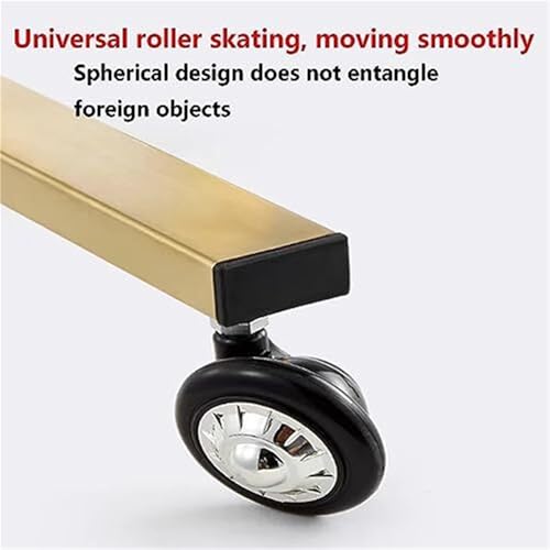 Carrito de acero inoxidable de 2 niveles plegable con ruedas para clínicas y centros de estética 7