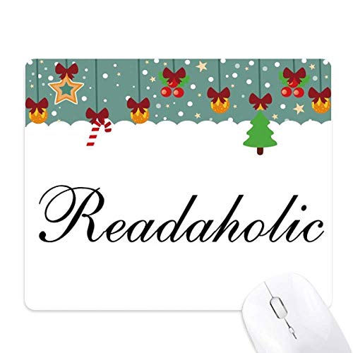 Alfombrilla de ratón gaming y oficina con tipografía Readaholic original