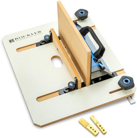 XL Box Joint Router Jig – Precision Indexing & Box Joint Jig for Router Table – Airtight Fit, Smooth Glide Sled & Durable Table Saw Jigs – Ideal Framing Jigs for Cabinets & Router Table Woodworking