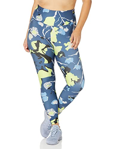Image of Reebok Womens MYT AOP Poly Tight, batik blue, XS