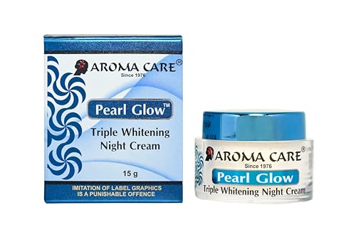 Aroma Care Pearl Glow Night Cream, 15g – Brightening & Deep Moisturizing Formula with Alpha Arbutin