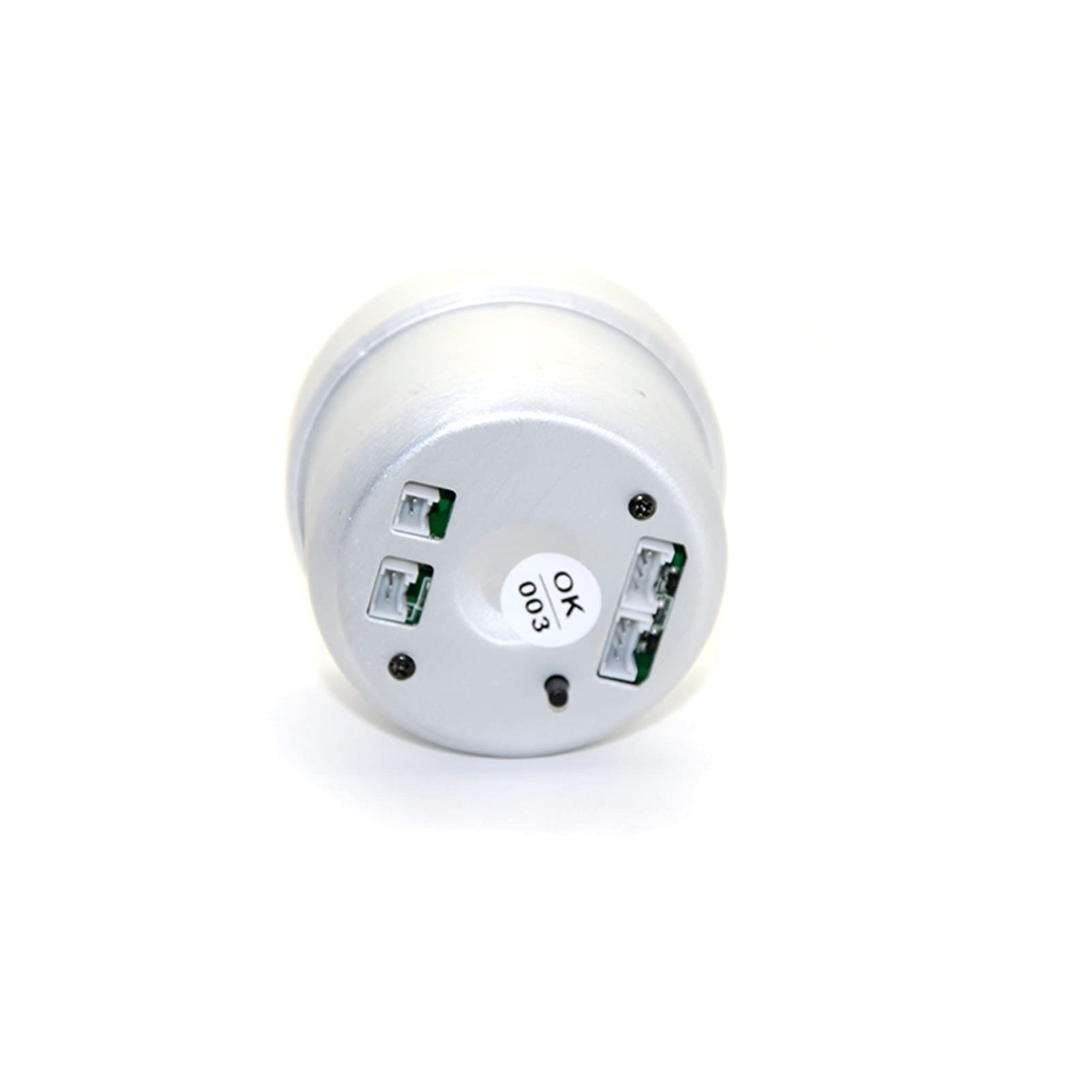 Medidores de presión de combustible de reemplazo automotriz 2.5 '' 60MM Indicador de temperatura del agua LED blanco/rojo analógico para automóvil 20-120 ℃ Con adaptador de sensor de tubería de ju