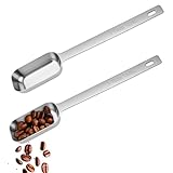 Messlöffel,2-teiliges Messlöffel-Set aus Edelstahl für schmale Gewürzgläser,1 Esslöffel / 15 ml Teelöffel mit metrischen und US-Messungen,für trockene,flüssige Zutaten