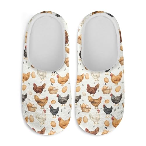 Womens Winter Slippers Comfortable Soft Cozy House Shoes Slip-on Indoor Bedroom Slippers for Women Men2