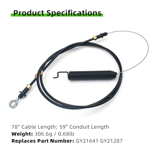GEARLINTON PTO Control Cable GY21641 GY21287 by GEARLINTON - Image 2