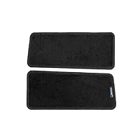 PETEX Einstiegsmatten Trittstufen für FIAT Ducato Serie 8 ab 06/2021 / Serie 9 ab Modell 2024, in schwarz, 2-teiliges Fußmattenset