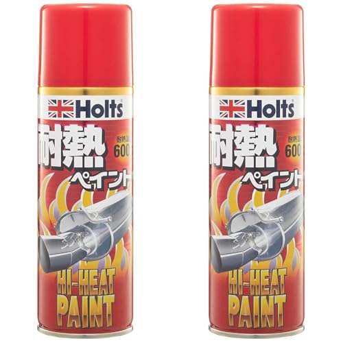 ホルツ ペイント塗料 耐熱塗料 ハイヒートペイント HI-3 シルバー 耐熱温度 600℃ 300ml Holts MH11203 (× 2)
