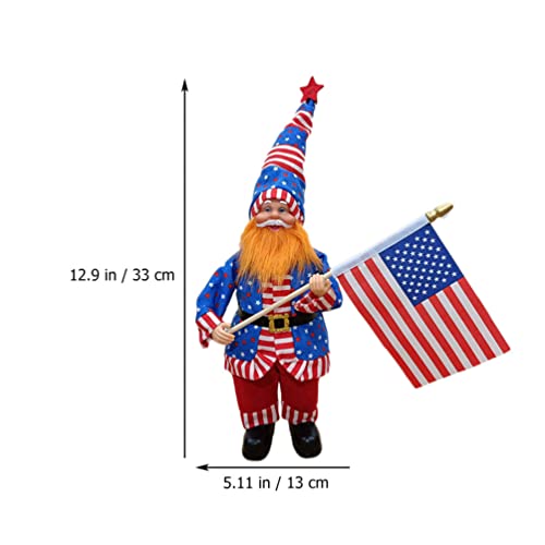 Nolitoy Home Decor Patriotic Fourth Of July Uncle Mini Old Man Doll Garden Statue For Outdoor Lawn Decoration Memorial Independence Day Ornaments For Home Fireplace Style B Couples Gifts #TOP1