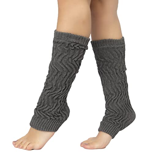 Polaina Feminina Fitness Lã Academia Aeróbica Meião Longo Treino Algodão Cor:Cinza;Tamanho:Único
