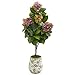 Nearly Natural 50? Hydrangea Artificial Decorative Planter Silk Plants Purple