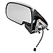 Dependable Direct Left Driver Side Mirror Fits Chevy Avalanche Silverado GMC Sierra1500 2500 (1999 2000 2001 2002) Chrome Non-Heated Power Operated Folding Outside Rear View Door Mirror - GM1320174