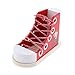 FLAMEER Juguete Zapatos Zapatillas de Cordones de Madera para Niños Cultivar Habilidad Práctica