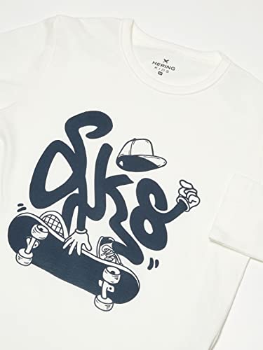 Camiseta manga longa, Menino, Hering, off white, 8